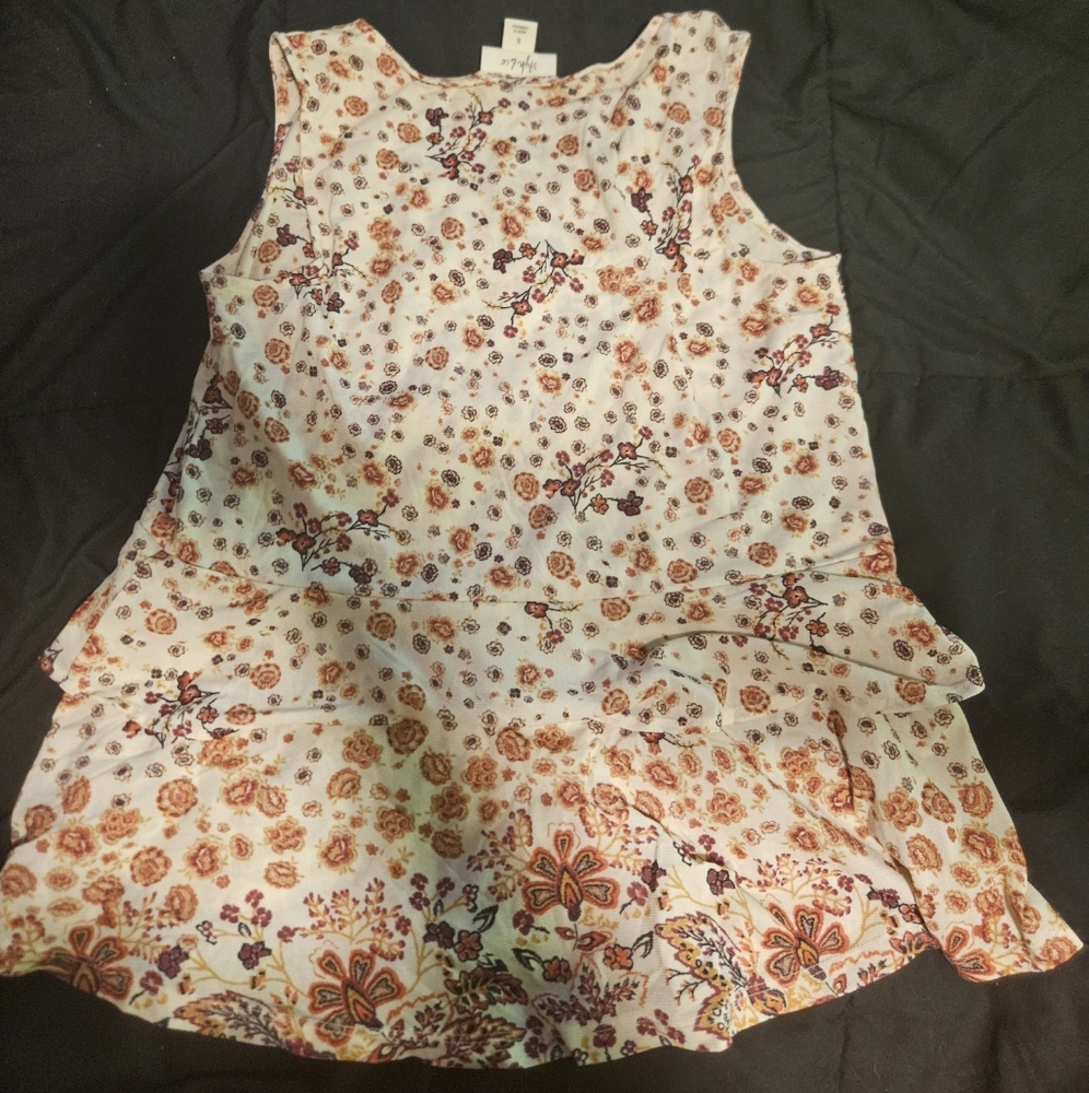 Floral Sleeveless Women's Tank Top